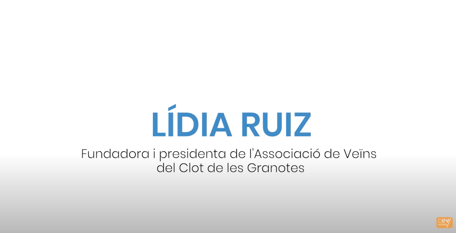 Vídeo portada Lídia Ruiz